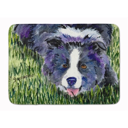 Carolines Treasures Border Collie Machine Washable Memory Foam Mat SS8836RUG